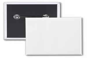 Rectangle Pinback Buttons