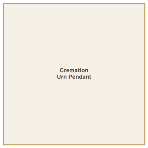 Cremation Urn Pendant