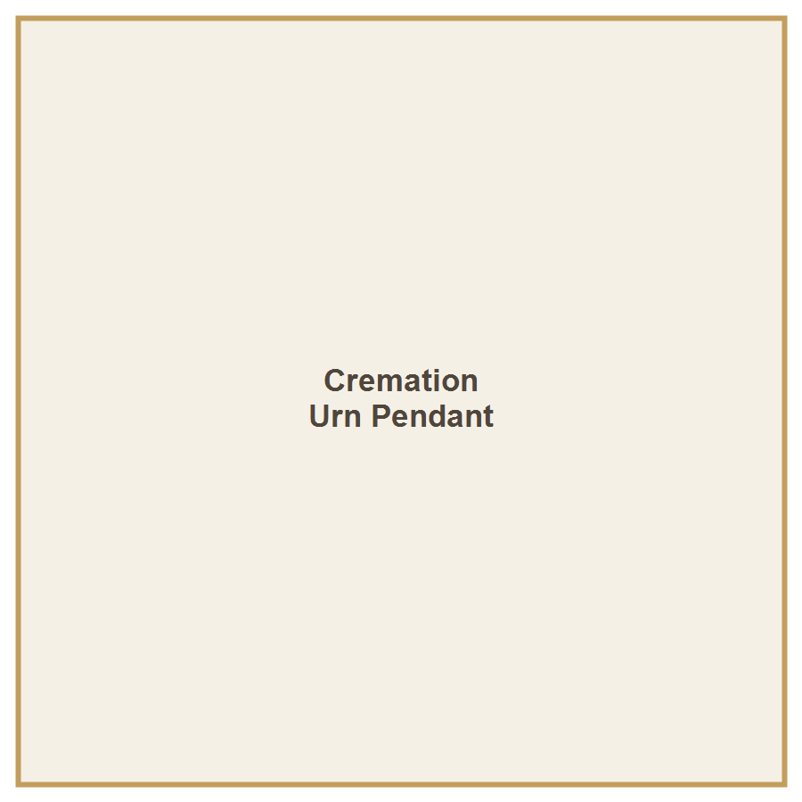 Cremation Urn Pendant
