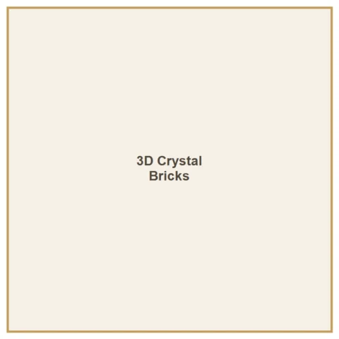 3D Crystal - Bricks
