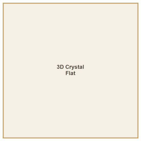 3D Crystal - Flat