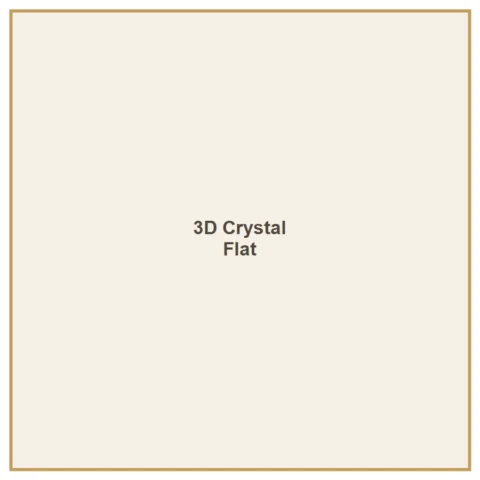 3D Crystal - Flat