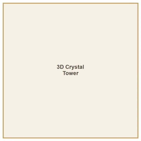 3D Crystal - Tower